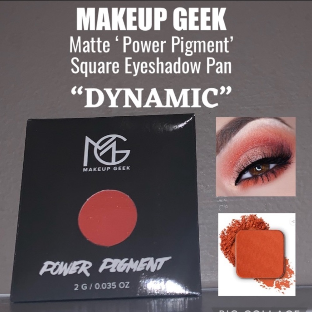NWT Full Size MAKEUP GEEK Square ‘Power Pigment’ Matte Eyeshadow “DYNAMIC”